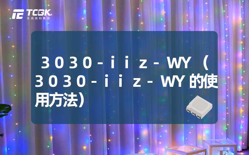 3030-iiz-WY（3030-iiz-WY的使用方法）