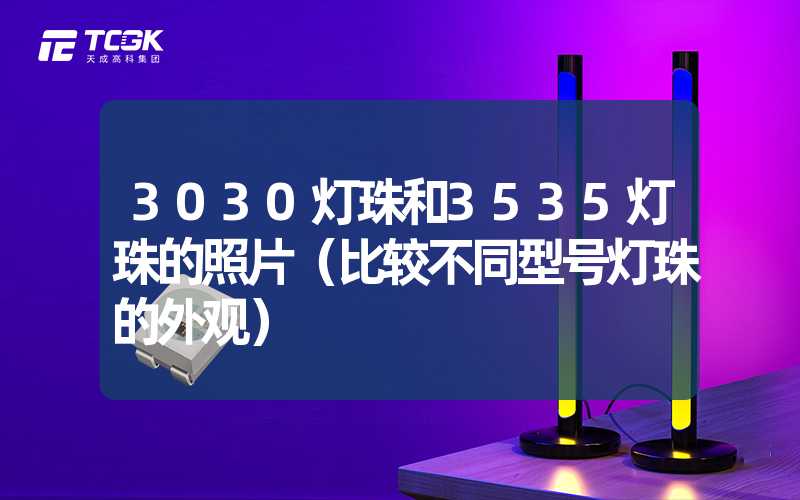 3030灯珠和3535灯珠的照片（比较不同型号灯珠的外观）