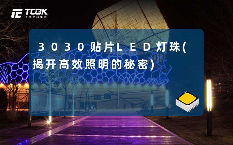 3030贴片LED灯珠(揭开高效照明的秘密)