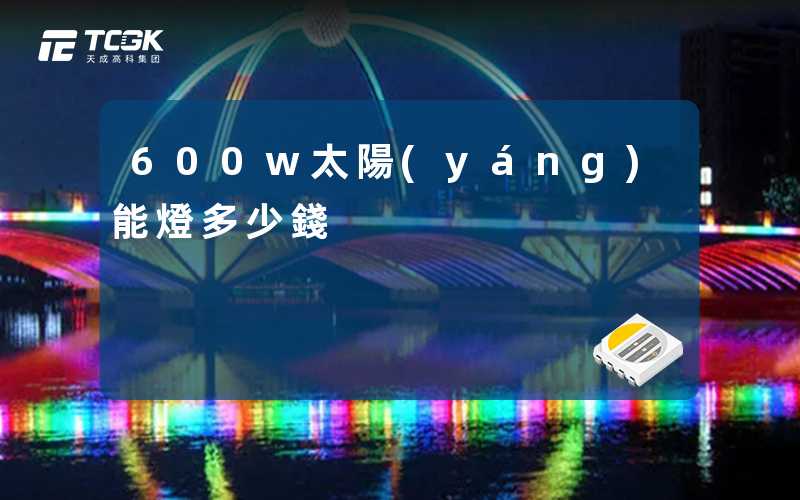 600w太陽(yáng)能燈多少錢