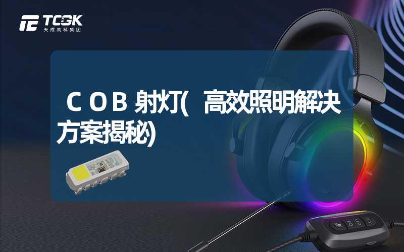 COB射灯(高效照明解决方案揭秘)