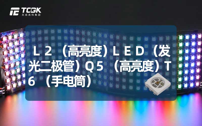 L2（高亮度）LED（发光二极管）Q5（高亮度）T6（手电筒）