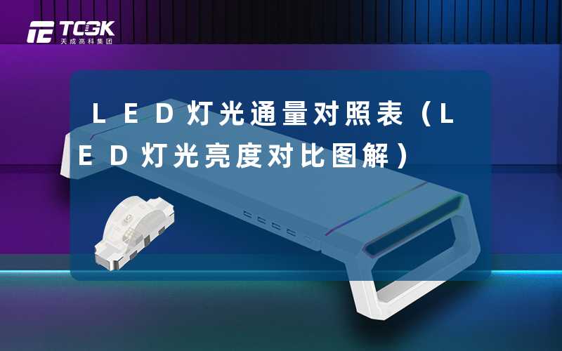 LED灯光通量对照表(LED灯光亮度对比图解)-天成高科集团