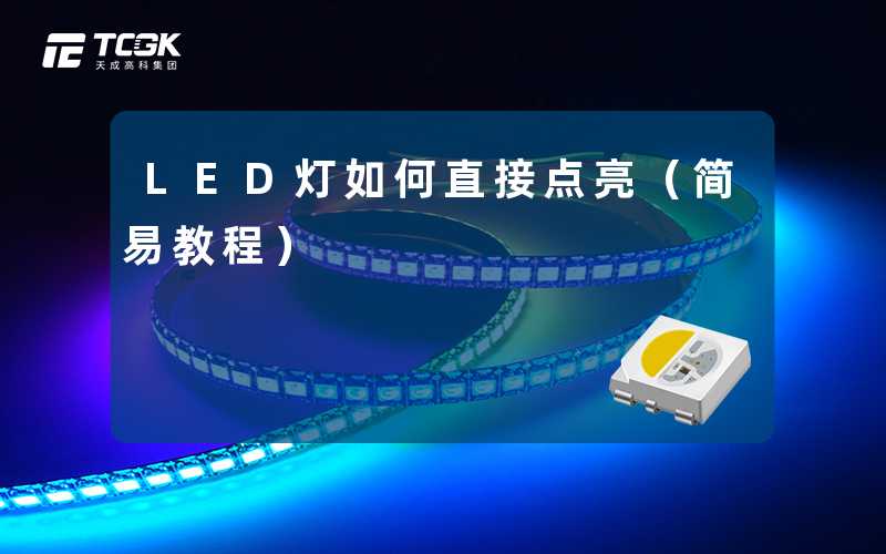 LED灯如何直接点亮(简易教程)-天成高科集团