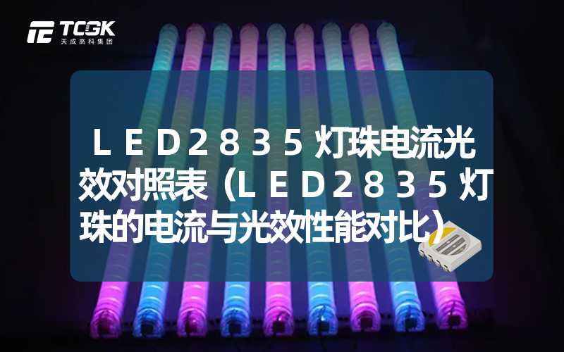 LED2835灯珠电流光效对照表（LED2835灯珠的电流与光效性能对比）