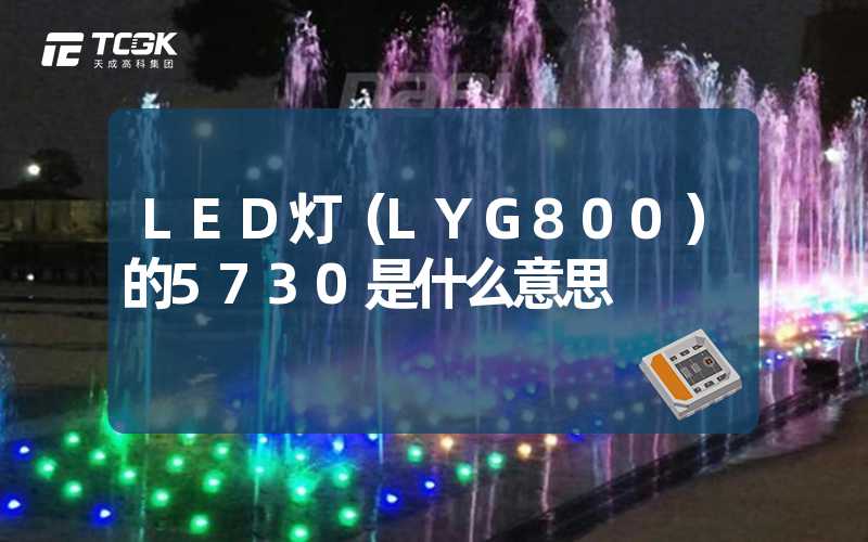 LED灯（LYG800）的5730是什么意思