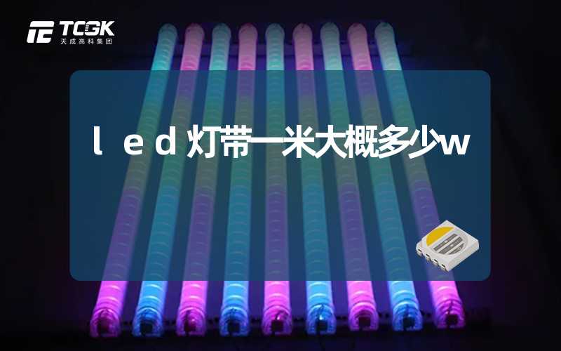 led灯带一米大概多少w