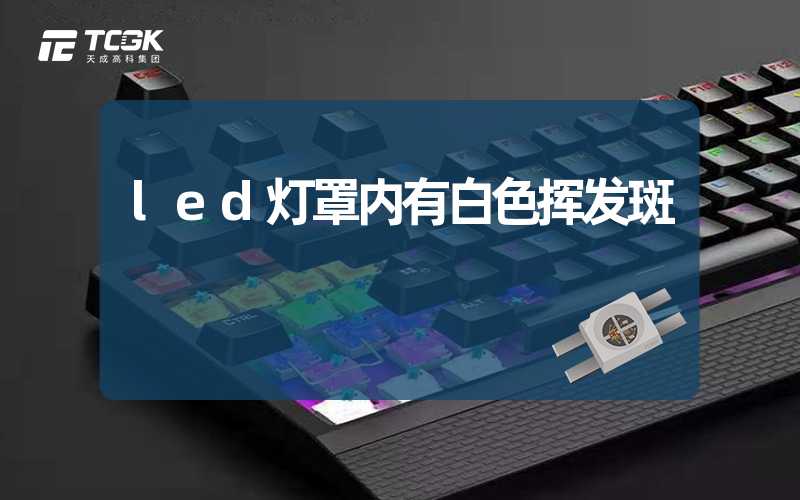 led灯罩内有白色挥发斑