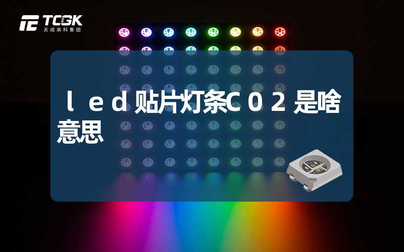 led贴片灯条C02是啥意思