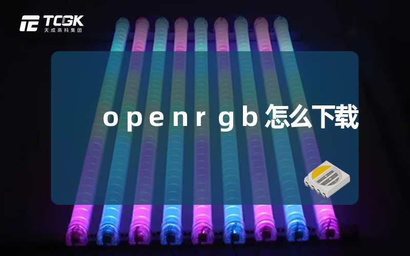 openrgb怎么下载