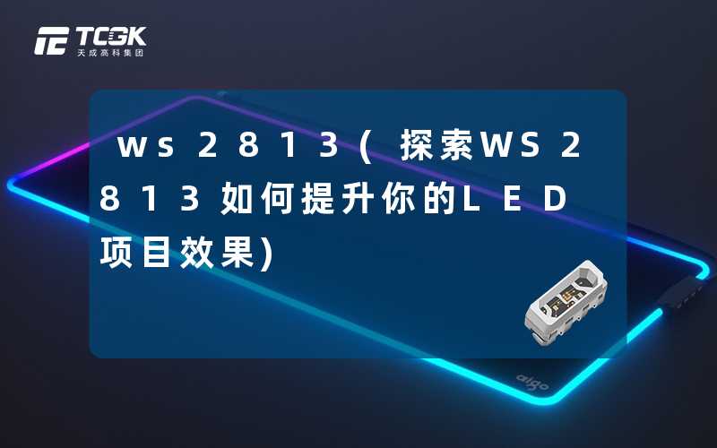 ws2813(探索WS2813如何提升你的LED项目效果)