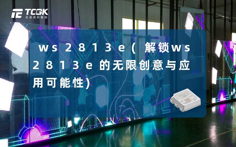 ws2813e(解锁ws2813e的无限创意与应用可能性)