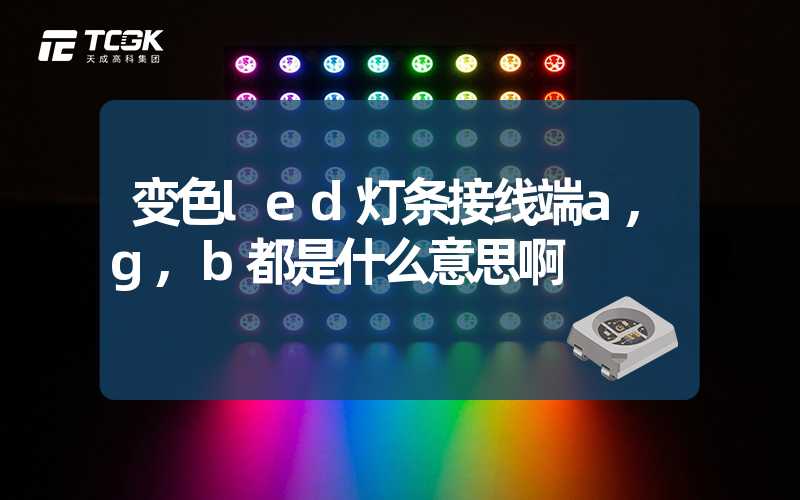 变色led灯条接线端a,g,b都是什么意思啊