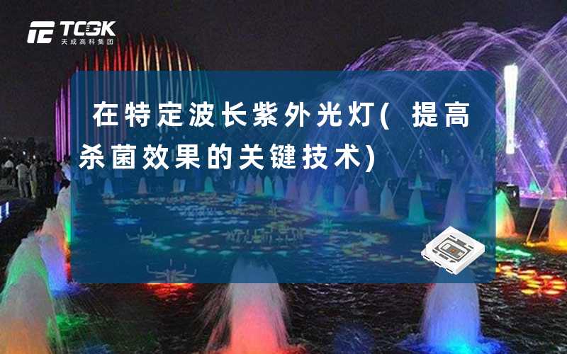在特定波长紫外光灯(提高杀菌效果的关键技术)